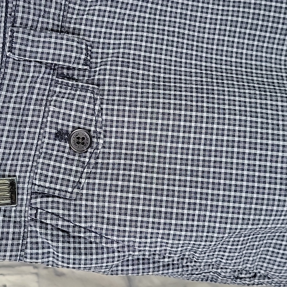 CALVIN KLEIN Men's Blue Striped Shorts Size 34 - Picture 3 of 7